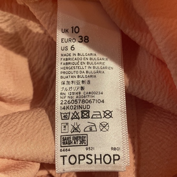 Topshop Pleated Shorts Size 6 - Picture 4 of 6